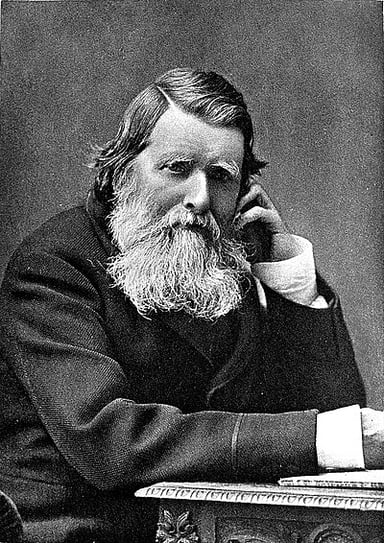 Which French architect's work greatly influenced John Ruskin?