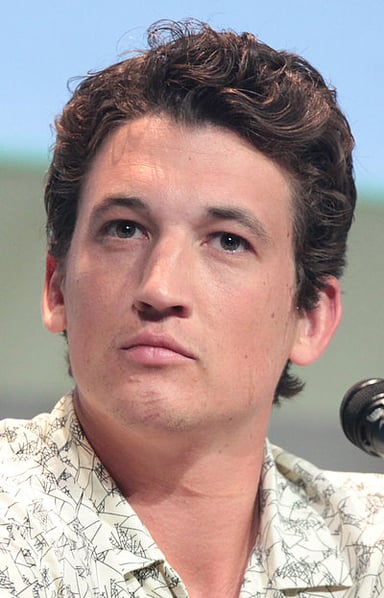 What is the profession of Miles Teller's character in "The Spectacular Now"?