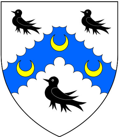 What is the color of the martlets on the Watson family crest?