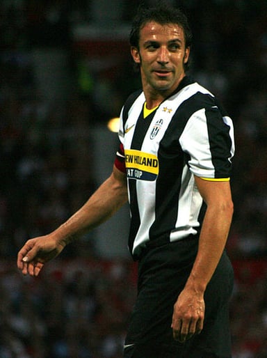 In which year did Del Piero become the captain of Juventus?
