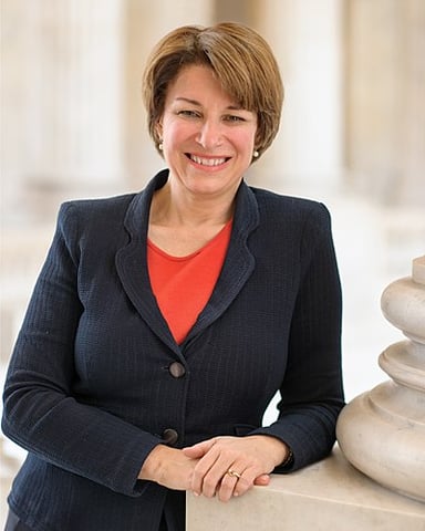 Klobuchar became the chair of which Senate committee in 2021?