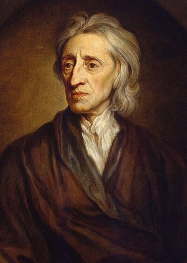 Which philosopher preceded John Locke in the British empiricist tradition?