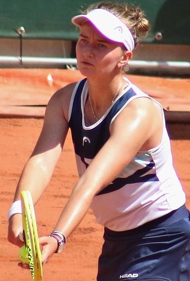 Which tennis major has Barbora Krejčíková not won in women's singles?