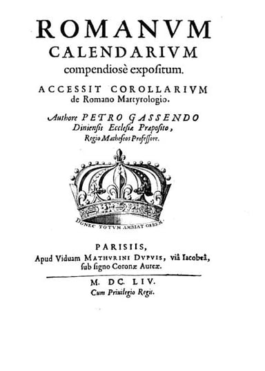 What was Gassendi considered among the first thinkers to formulate?