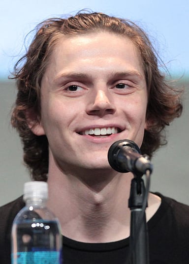 Which character did Evan Peters portray in the X-Men series?