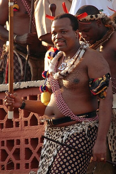 Who chooses some of Mswati's wives?