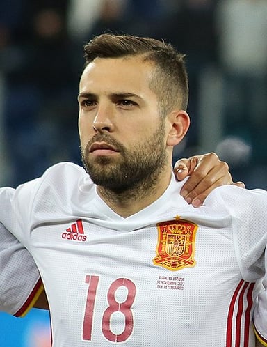 How many goals has Alba scored at the youth level for Spain?
