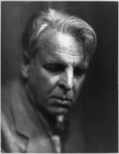 What was one of W. B. Yeats' major later works?