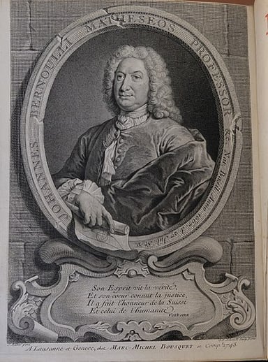 What was one of Johann Bernoulli's major accomplishments?