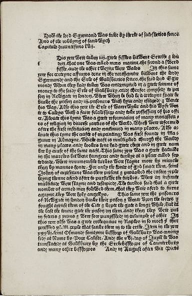 Which English royal encouraged Caxton to complete his translation of the Recuyell of the Historyes of Troye?
