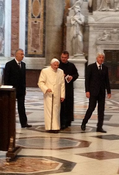 Can you tell where Benedict XVI is buried?