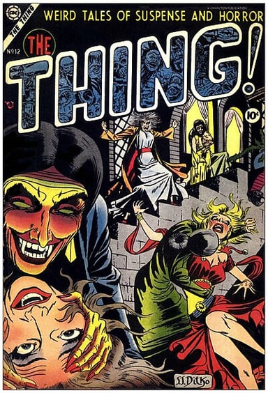 In which year did Ditko begin his professional career?