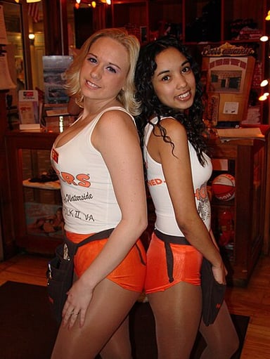 What is the primary component of Hooters' company image?