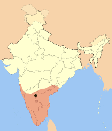 Which modern Indian states were part of the Vijayanagara Empire?