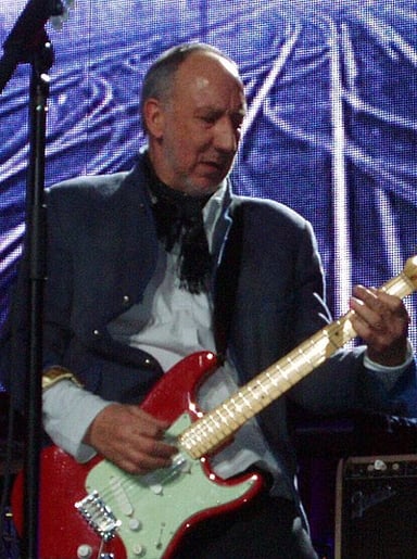 What rank was Pete Townshend in Dave Marsh's list of Best Guitarists?