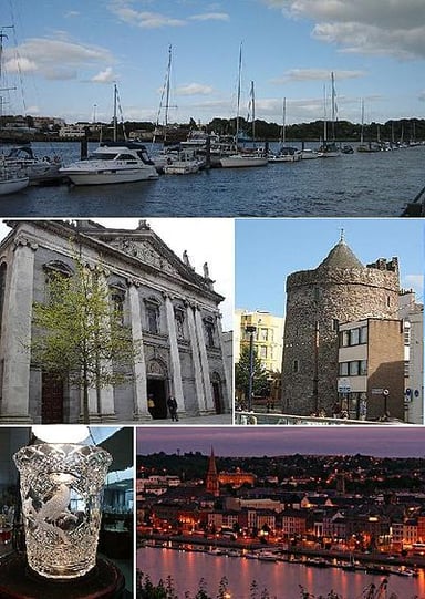 What is the rank of Waterford among the most populous cities in the Republic of Ireland?