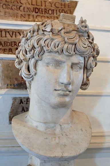 What other great event did Antinous witness with Hadrian?