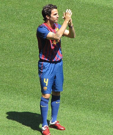 In which position is Cesc Fàbregas most often seen on the field/court?
