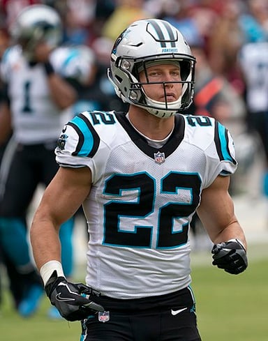 In which round of the 2017 NFL Draft was Christian McCaffrey selected?