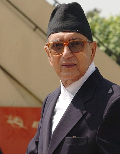 Koirala also played a role in the peace process with?