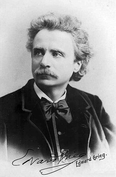 What is the name of Grieg's most famous music hall?