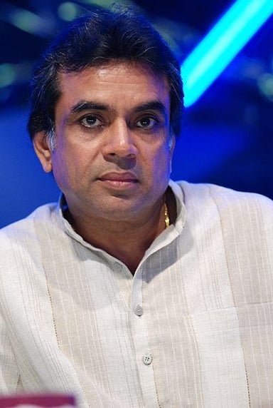 When did Paresh Rawal receive his first Filmfare Award for Best Performance in a Negative Role?