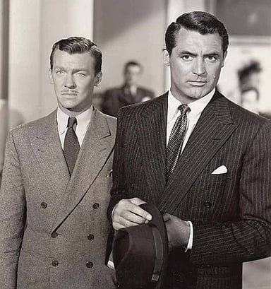 In which film did Cary Grant play a character named Walter Burns?