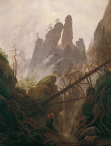 How did contemporaries describe Friedrich's discovery in art?