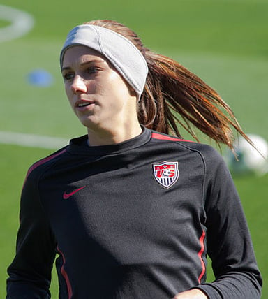 In which year was Alex Morgan first named one of Time's 100 Most Influential People?