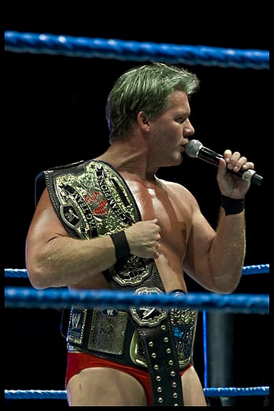 Which title did Chris Jericho win in New Japan Pro-Wrestling?