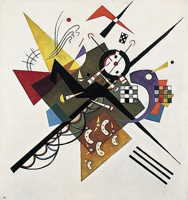 After the Russian Revolution, why did Kandinsky leave Soviet society?