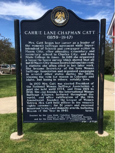 What was Carrie Chapman Catt's birth name?