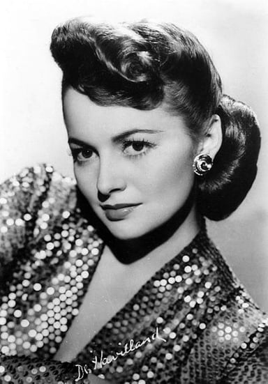 Olivia De Havilland is in the Film Acting field of work.[br]Is this true or false?
