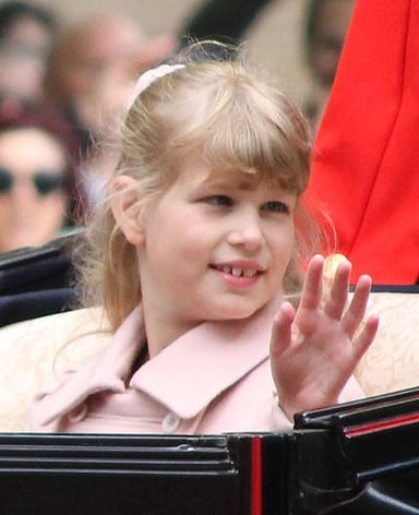 Is Lady Louise Windsor the only grandchild of Queen Elizabeth II with the title'Lady'?