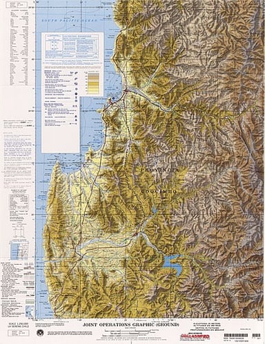 Which mountain range is located near La Serena?