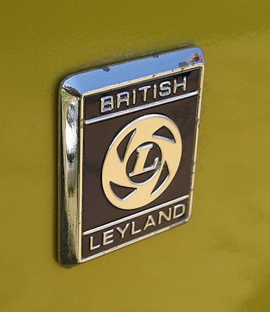 Which British Leyland car was known for its innovative hydrogas suspension system?