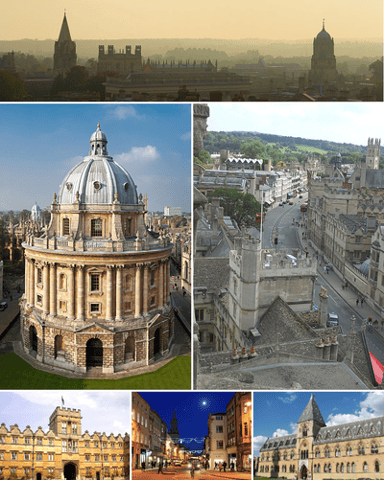 What is the name of the main shopping street in Oxford?