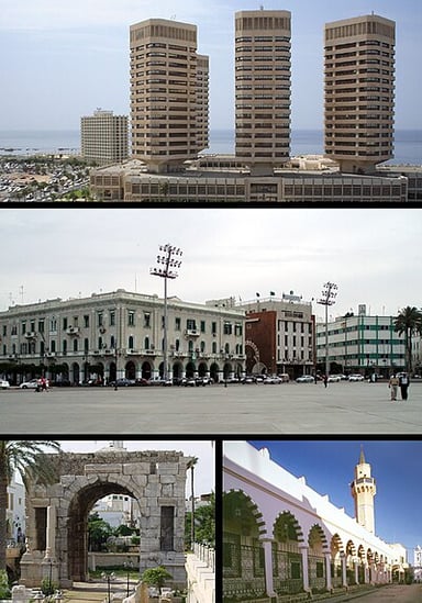 Which famous Libyan landmark is located in Tripoli?