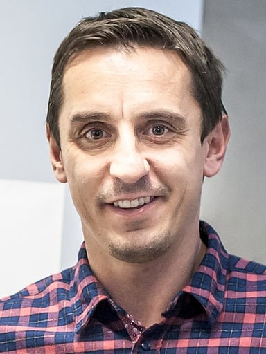 How many Premier League titles did Gary Neville win with Manchester United?