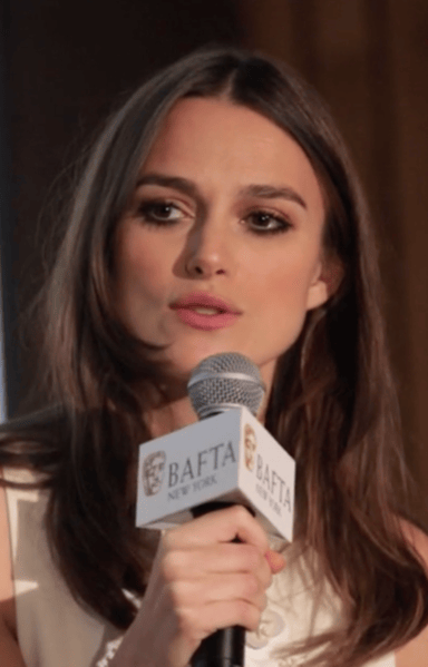 In which 2018 film did Keira Knightley play a writer?