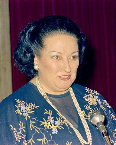 Who were the main composers whose works Montserrat Caballé is known to have performed?