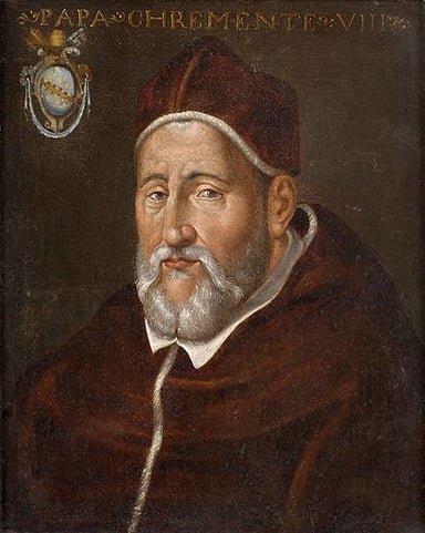 What was Pope Clement VIII's birth name?