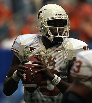 In what year was Vince Young's college jersey retired?