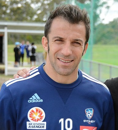 What position did Alessandro Del Piero mainly play as?