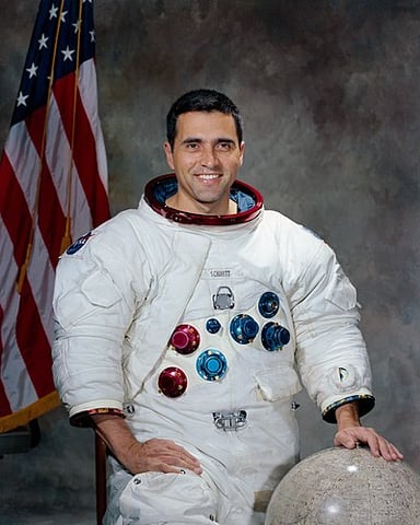 Which position did Schmitt hold in the list of people who walked on the Moon?