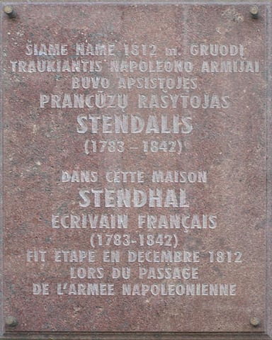 What city did Stendhal pass away in?