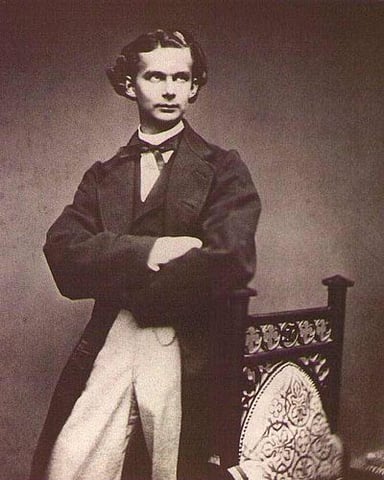 At what age did Ludwig II ascend to the throne?