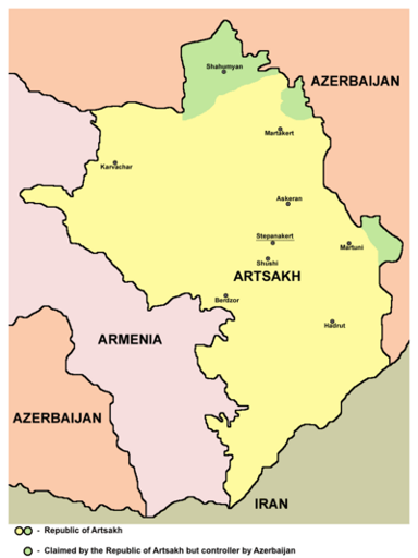 Republic Of Artsakh can be found on the continent of [url class="tippy_vc" href="#177"]Asia[/url].[br]Is this true or false?