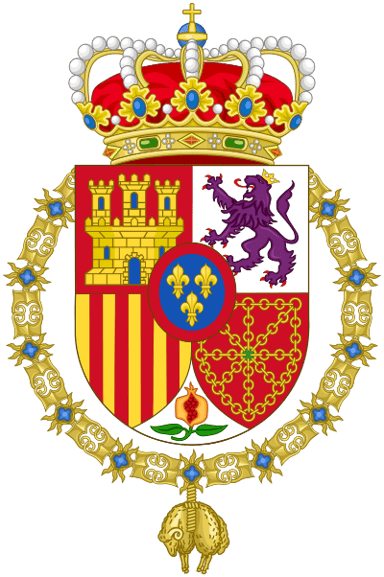 What area did the Spanish Empire cover at Philip IV's death?