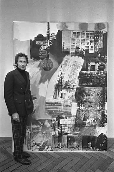 In what decade did Rauschenberg create his "Combines"?